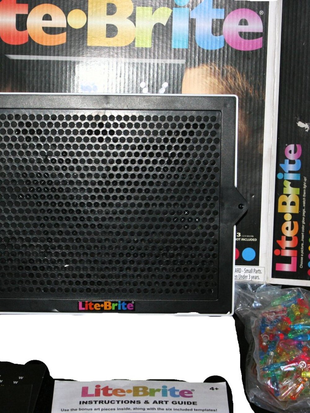 Lite-Brite LED Light Box Complete Set Tested Works - Picture 6 of 6